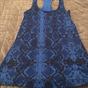 Lululemon coolracerback blue leopard 4